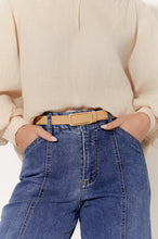 Load image into Gallery viewer, Matte Buckle Thin Jeans Belt