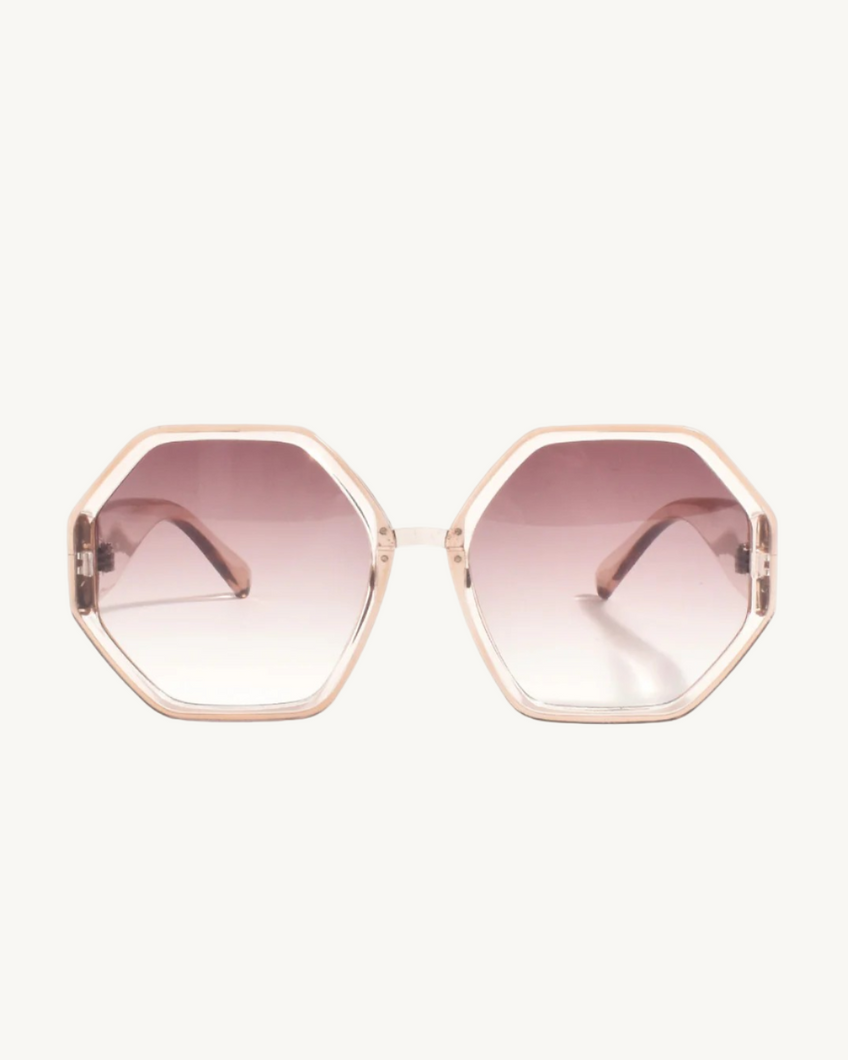 Statement Octagon Frame Sunglasses