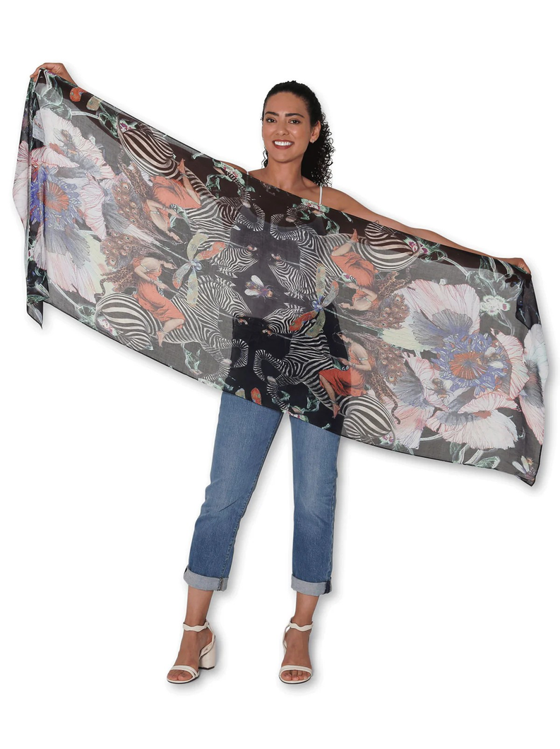 The Artists Label Scarf - Ride My Zebra