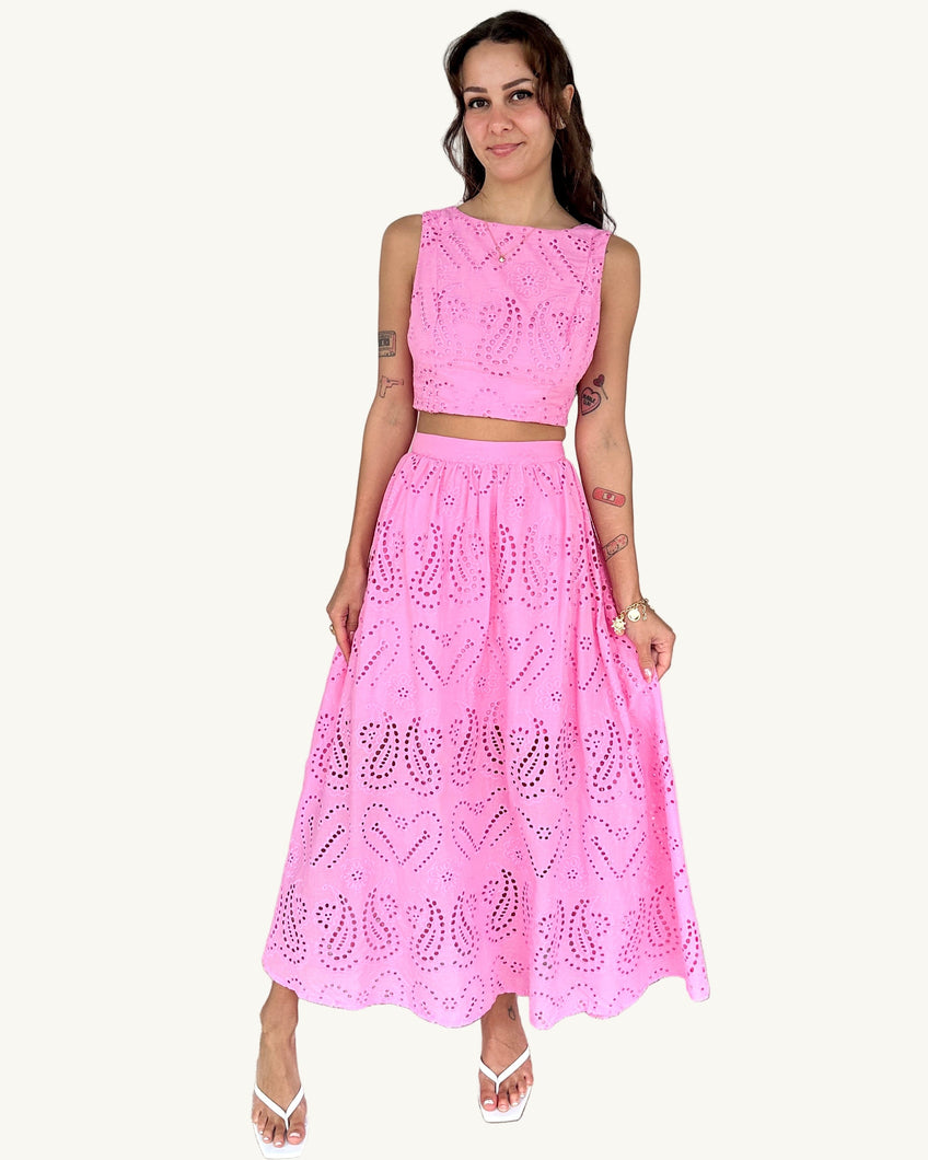 Tahlia Top & Skirt Set