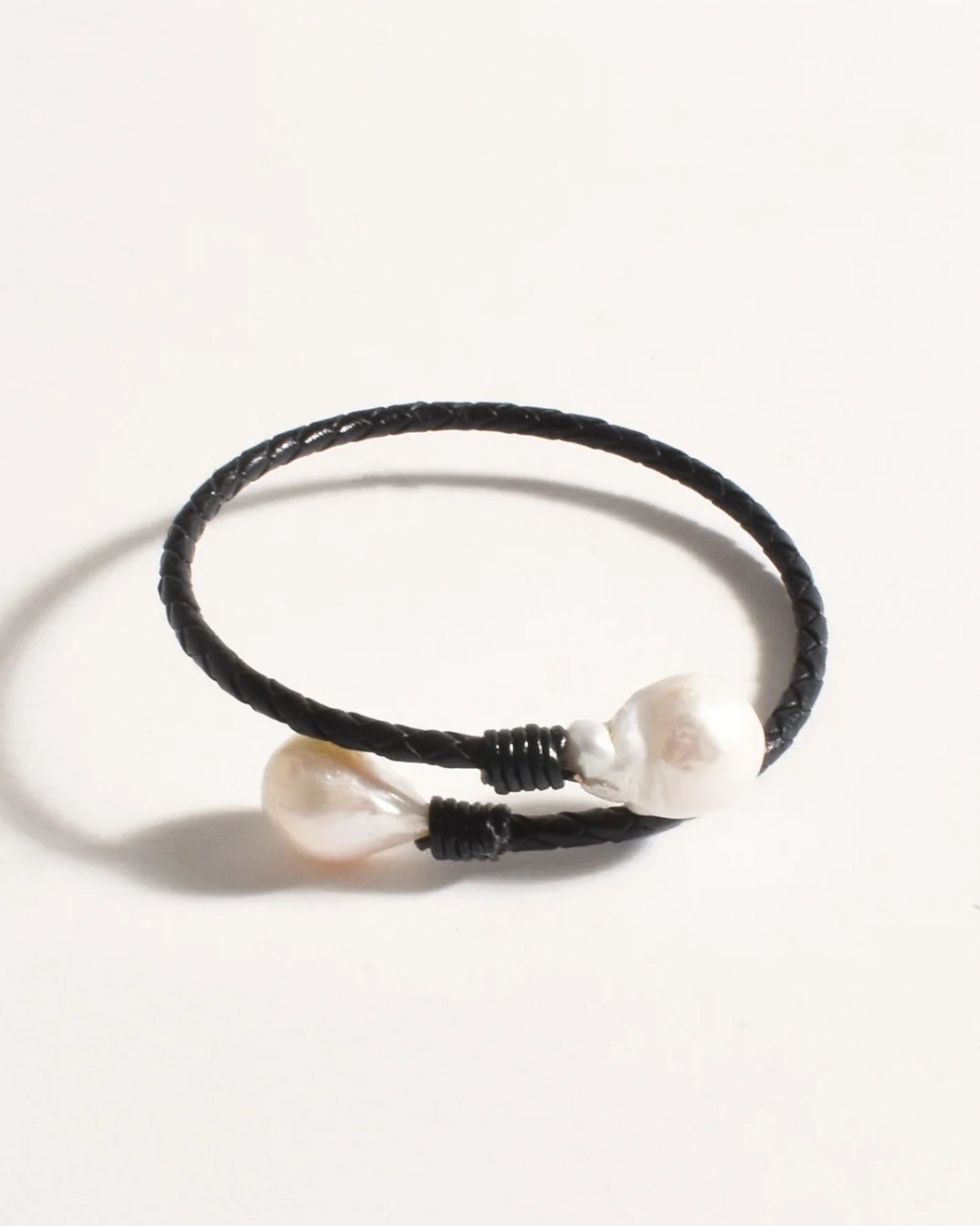 Plaited Freshwater Pearl Bracelet