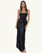 Load image into Gallery viewer, Gwen Plisse Strapless Top &amp; Skirt Set
