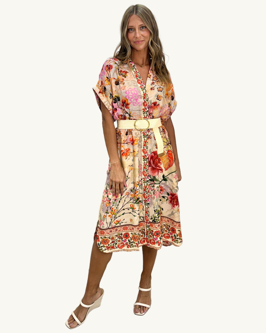 Rouge Bloom Dresden Dress