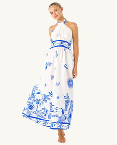 Solene Halter Maxi Dress