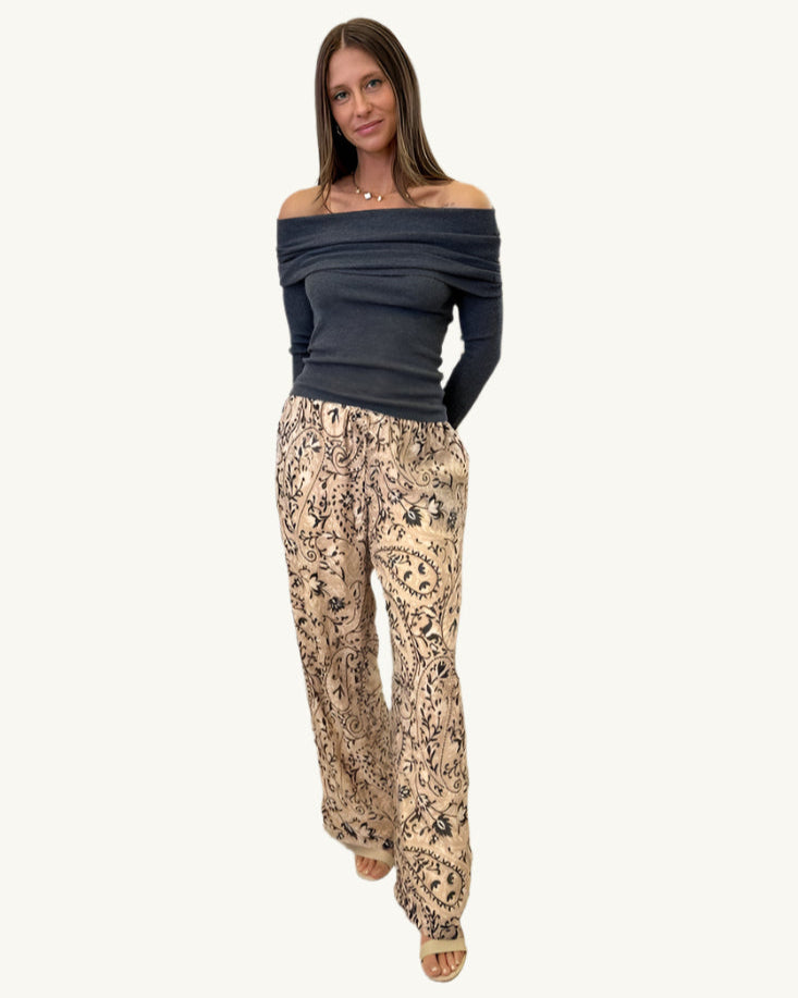 Frances Long Sleeve Knit Top