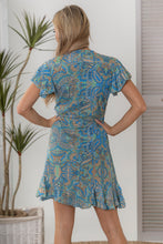 Load image into Gallery viewer, Capri Mini Wrap Dress