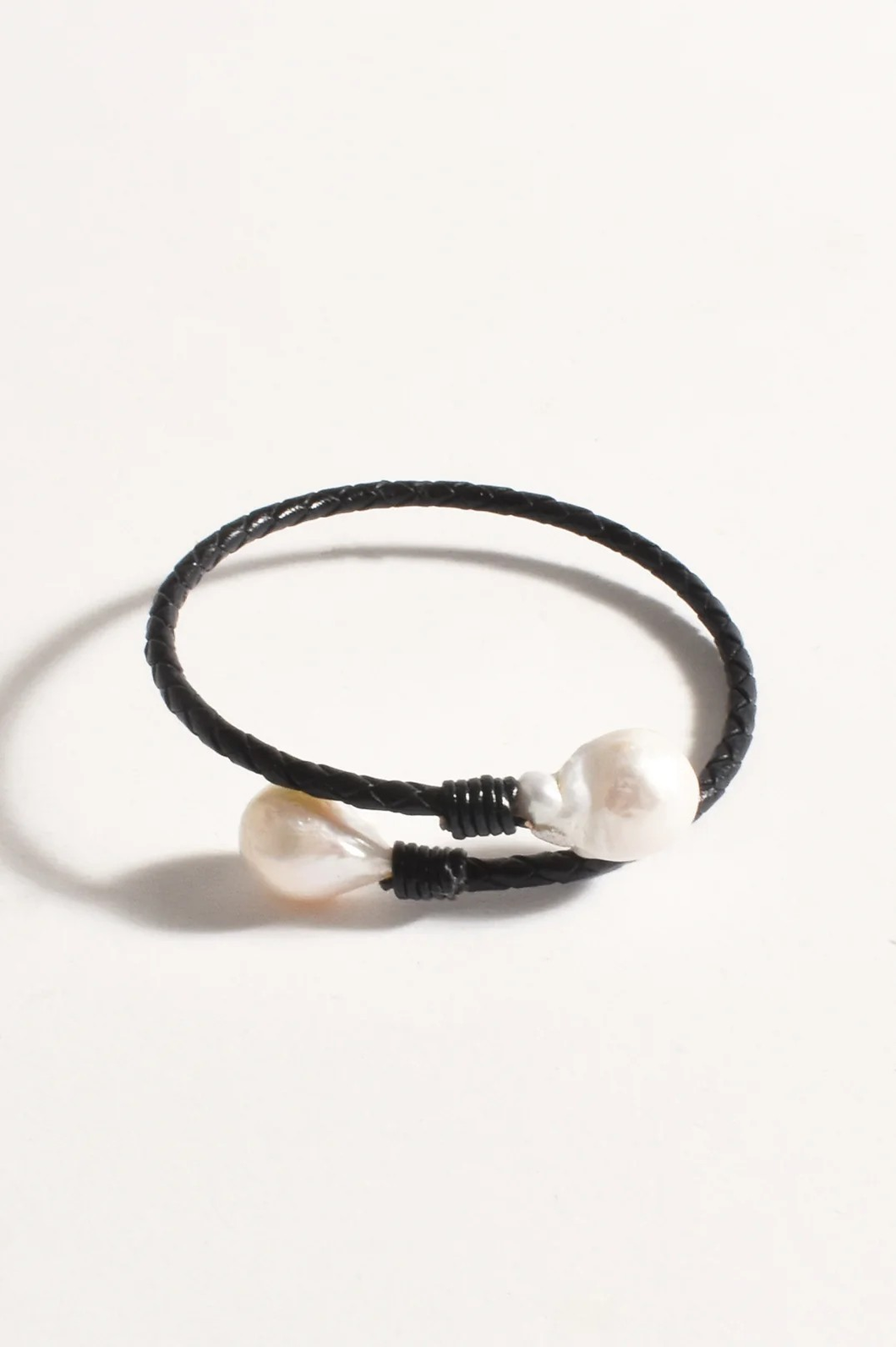 Plaited Freshwater Pearl Bracelet
