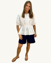 Load image into Gallery viewer, Ophelia Boho Peplum Top