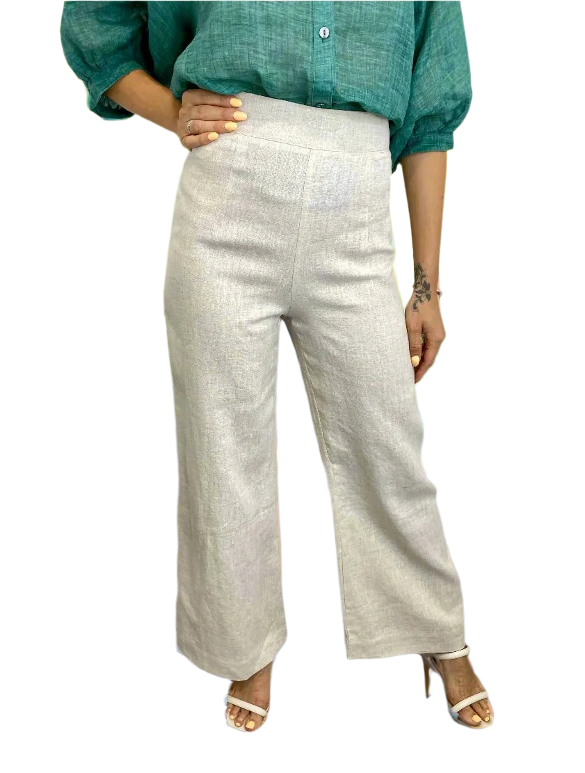 Harlow Linen Pants - Natural