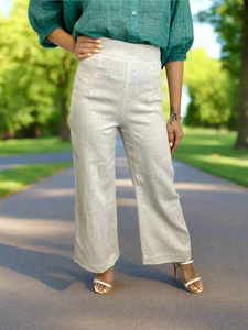 Harlow Linen Pants - Natural