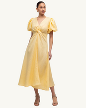 Load image into Gallery viewer, Chica Twist Linen Dress