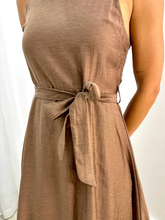 Load image into Gallery viewer, Halima Midi Dress / Brown