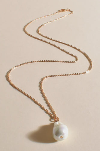 Baroque Pearl Long Necklace