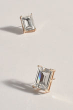Load image into Gallery viewer, Bree Rectangle Jewel Stud Earrings